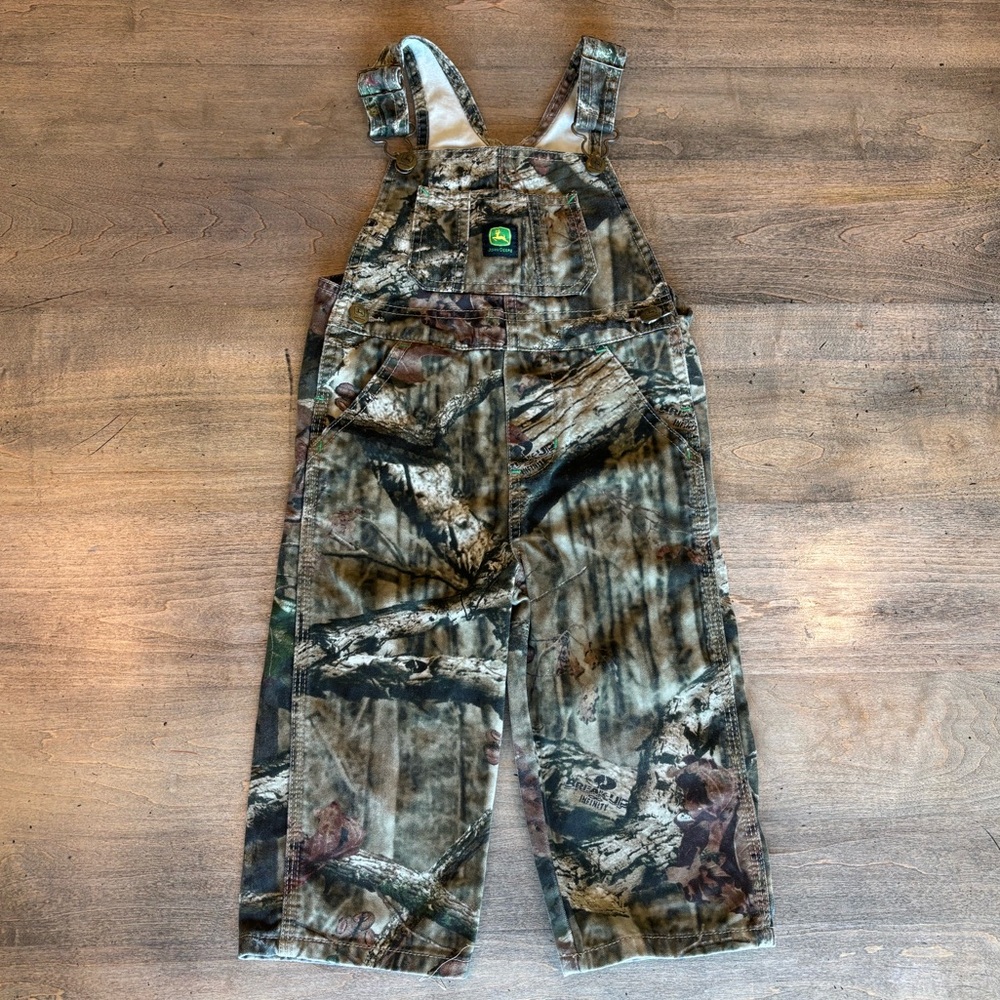 John Deere toddler Camo Overalls